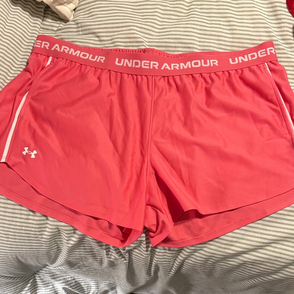 Under Armour Women's Coral Athletic Shorts